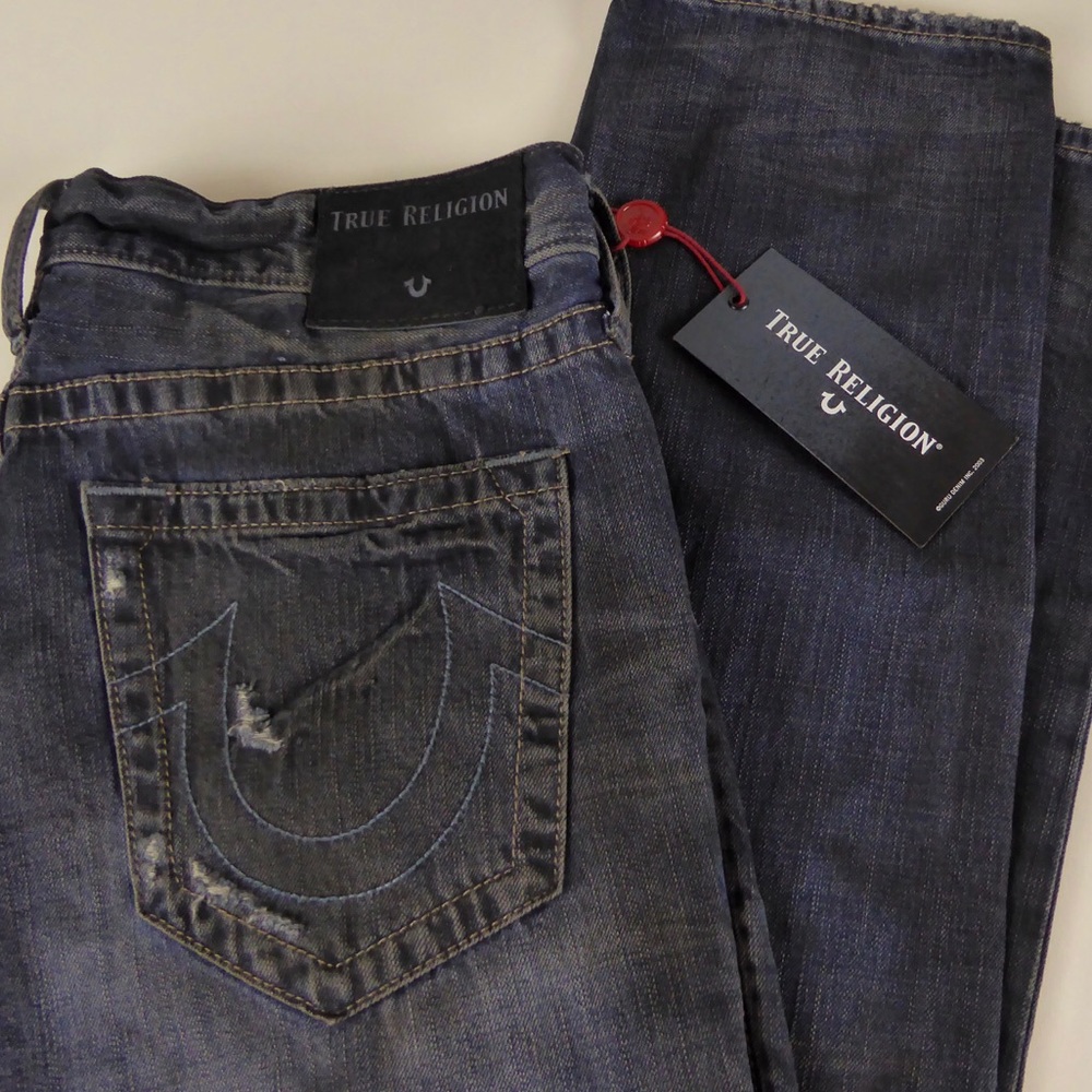 True Religion Rocco Relaxed Skinny Distressed Jean